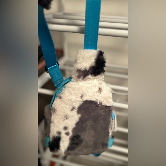 Minky Blue and cow print front Crossbody Bag for Women - Picture 6 of 6